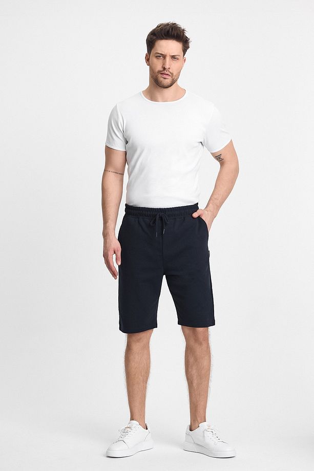 Erkek Lacivert Regular Fit Şort & Bermuda - 3