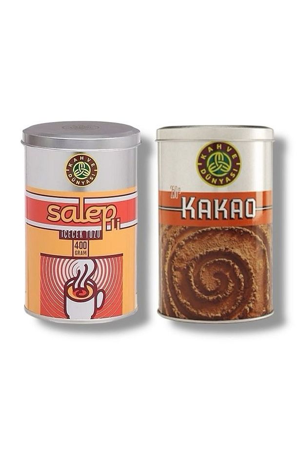 Salep İçecek Tozu 400g ve Kakao Tozu 250g - 1