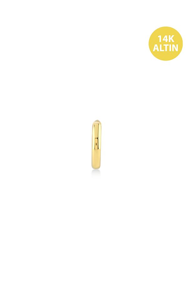 Sade Taşsız (6,5mm) Helix Hoop, 14KAltın Küpe (TEK Satılır) - 2
