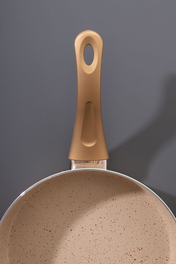 7 Parça Ewx Bakalit Kulp Krem Granit Tencere Seti - 26 cm - 4