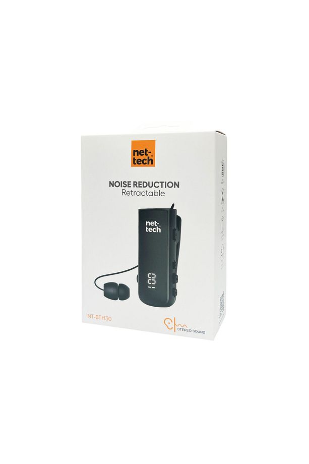 Nt-bth30 Makaralı Kulakiçi Bluetooth Kulaklık - Siyah - 5