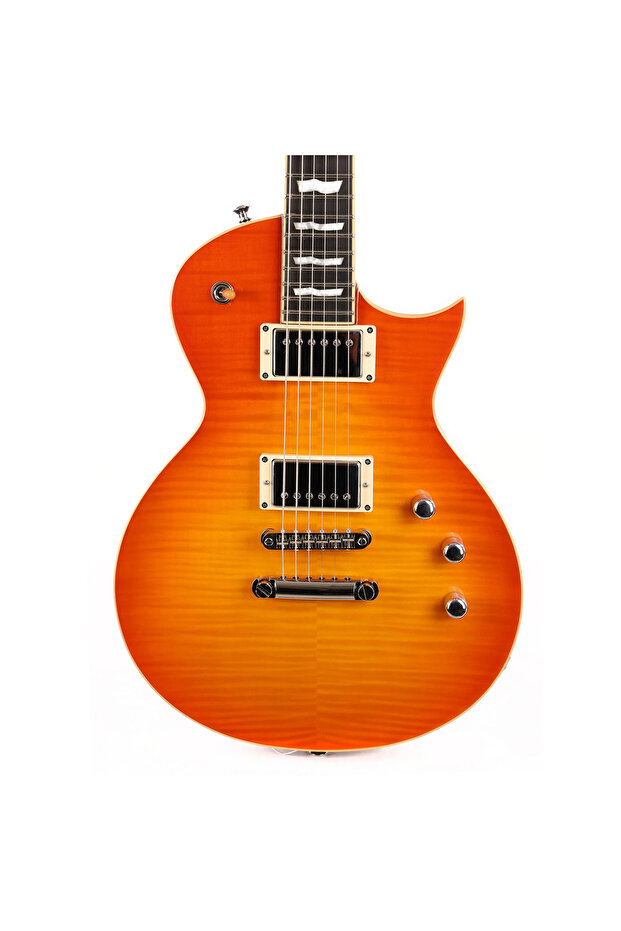 ESP E-II Eclipse Full Thickness Fm Vintage Honey Burst Elektro Gitar - 1