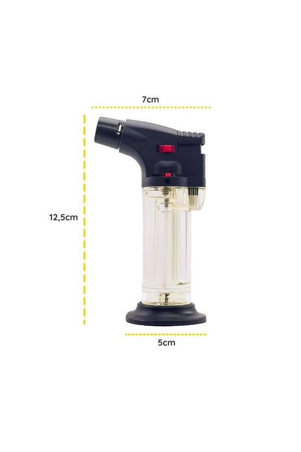 Turbohız Doldurulabilir blow Torch Lighter Pürmüz Çakmak Yemek Hazırlama Mangal Nargile Kamp Çakmağı - 1