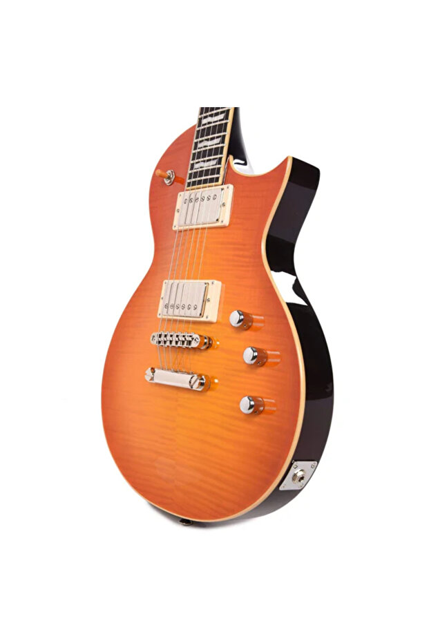 ESP E-II Eclipse Full Thickness Fm Vintage Honey Burst Elektro Gitar - 2
