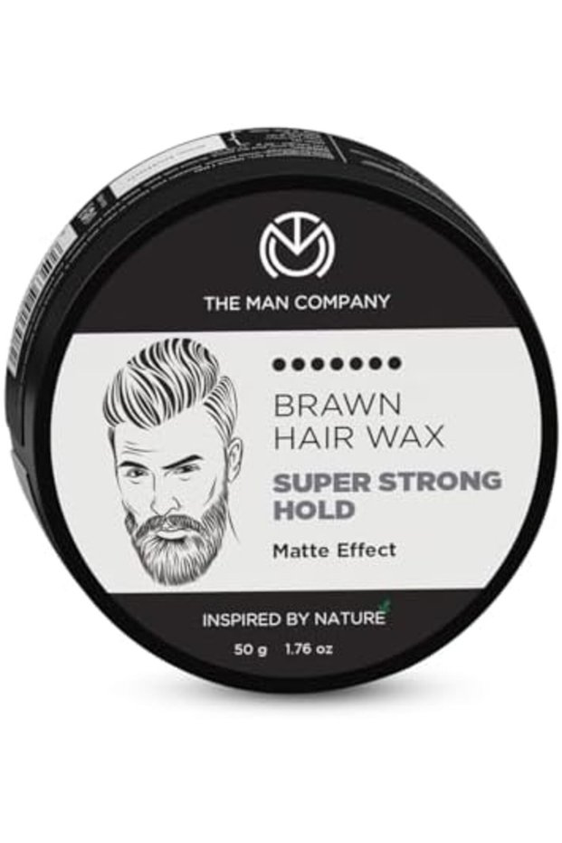 Brawn Extra Stronghold Hair Styling Pomade Wax for Men | Stylish Matte Finish with V