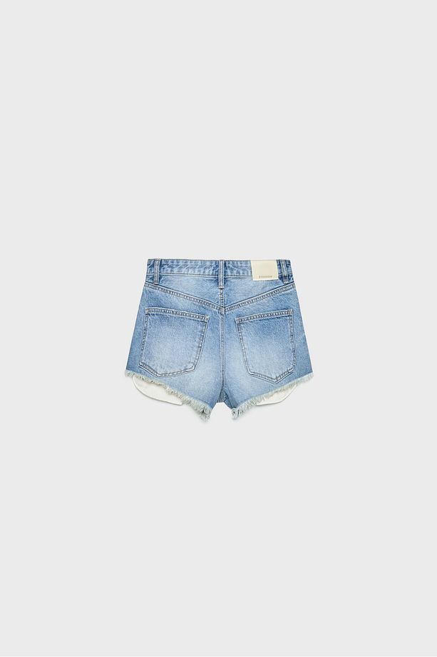 Mikro denim şort - 6