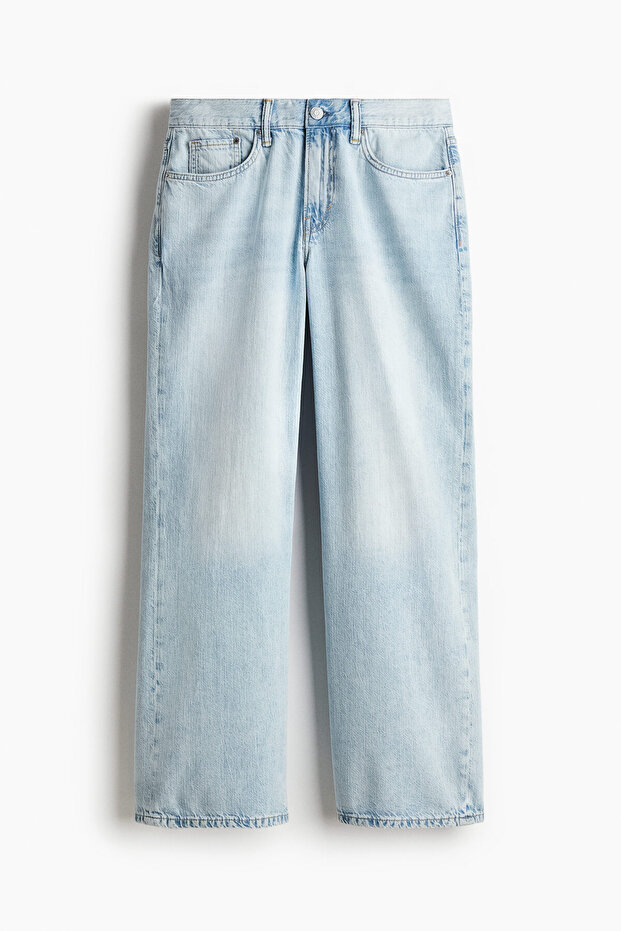Straight Loose Low Jeans - 1