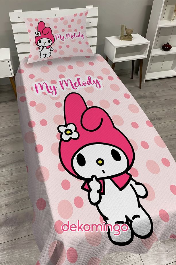 MY MELODY BEBEK VE ÇOCUK BAZA PİKE ( TEK KİŞİLİK ) - 1