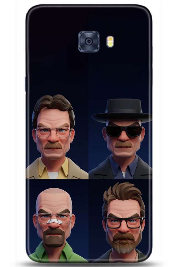 Samsung Galaxy C5 Pro Case Hd Printed Case - Custody Series 5068