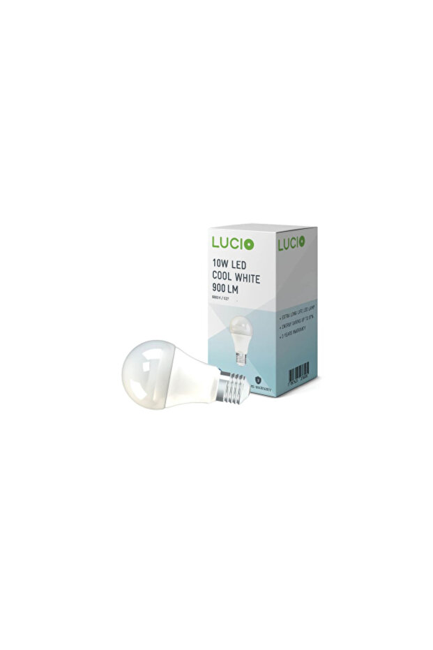 مصباح LED E27 موفر للطاقة 6500 كلفن 10 وات خالٍ من الوميض