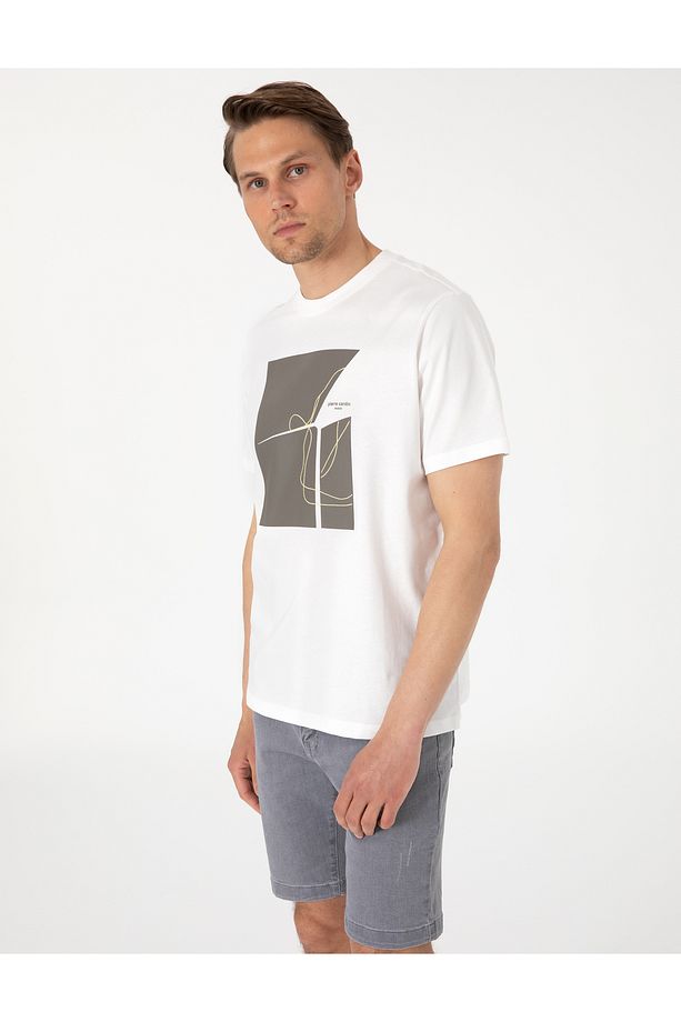 Ekru Regular Fit Tişört 50302576-VR019 - 3