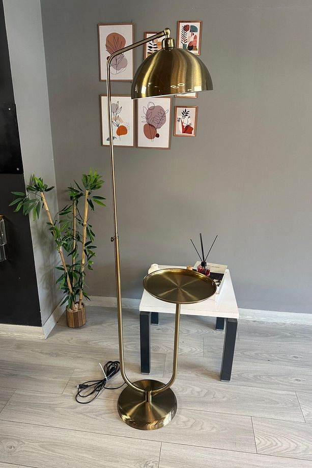 Lambader Eskitme Düz Gövde U Tepsi Hareketli Başlık Modern Metal Oturma Odası Çalışma Odası - 1