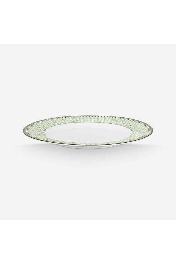 Lily & Lotus Yeşil Porselen Yemek Tabağı 26,5 Cm - 3