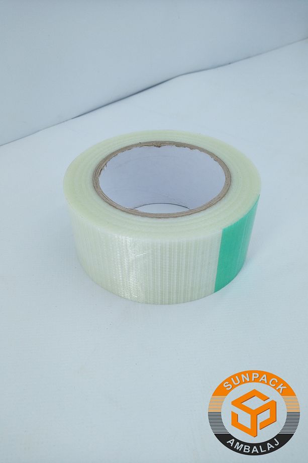Lifli Bant 50mm X 50m Enine-Boyuna (1 Adet) - Takviyeli, Yüksek Mukavemetli Sabitleme Bandı - 2