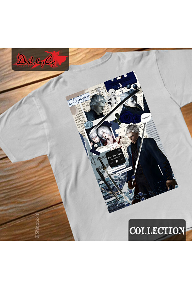 Devil May Cry Vergil Bury the Light Printed Oversize T-Shirt