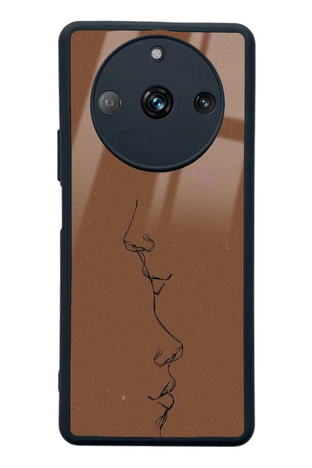 Oppo Realme 11 Pro Coffee Silhouette Design Glossy Phone Case
