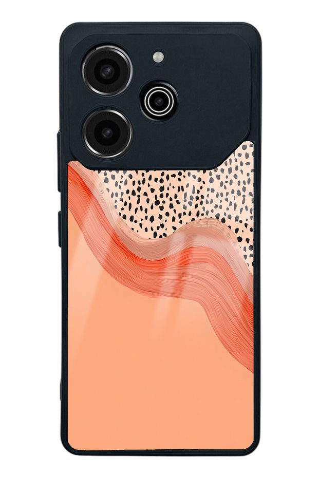 Tecno Pova 6 Pro Glossy Phone Case with Nude Spotted Design