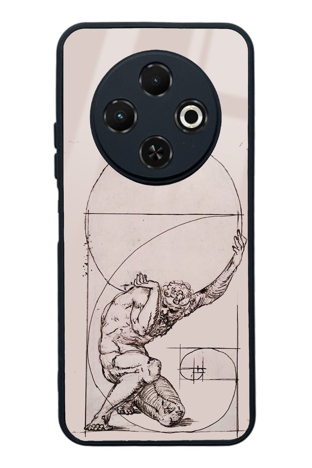 غلاف هاتف لامع بتصميم منحوت لهاتف Tecno Spark 30C