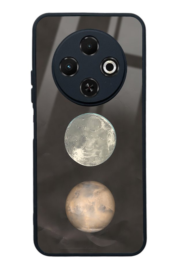 غلاف هاتف لامع بتصميم Night Moon لهاتف Tecno Spark 30C