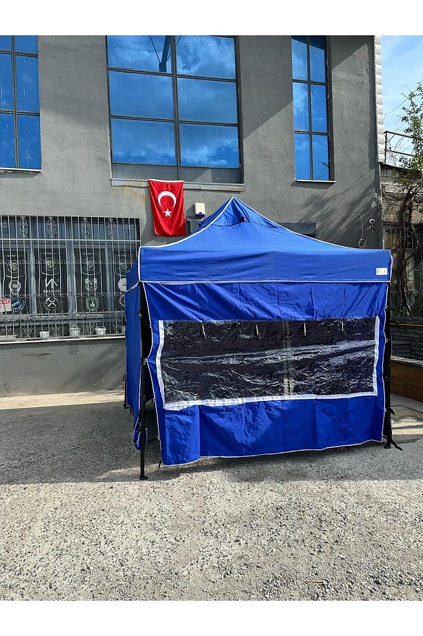 3X3 MT. Alimunyum Direkli Gazebo Çadır Kamp Çadırı - 3