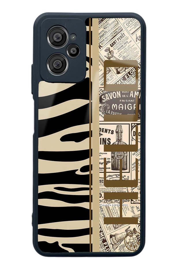 Casper X30 Zebra Newspaper Design Glossy Phone Case