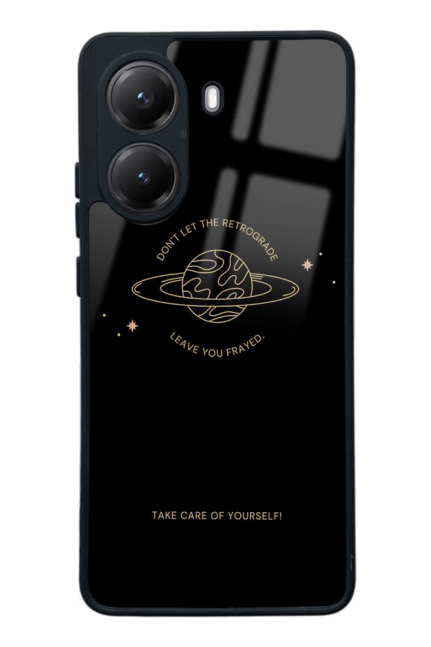 حافظة هاتف لامعة لهاتف Xiaomi Poco X7 Pro بتصميم ريتروجراد