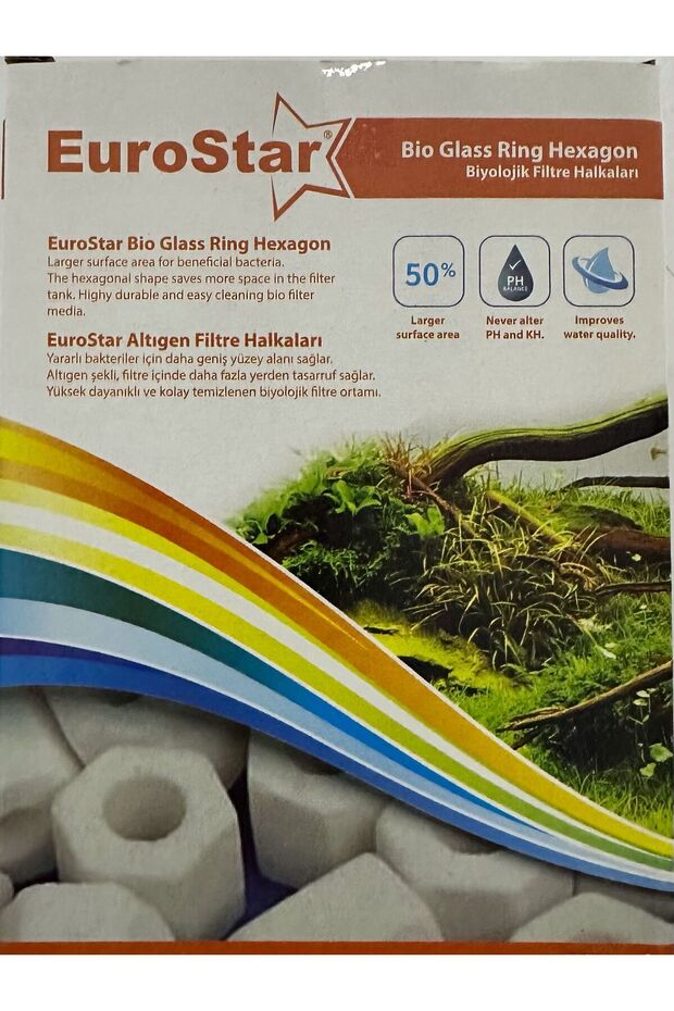Bio Filter Ring Hexagon 500 ml - 1