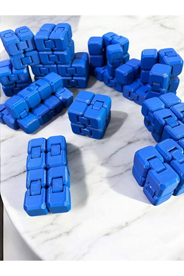 المكعب اللانهائي/مكعب الضغط المتحرك باللون الأزرق - 1