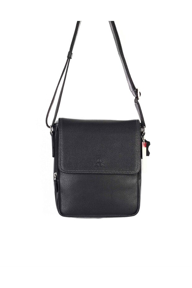Leather Black Shoulder Bag 303 2