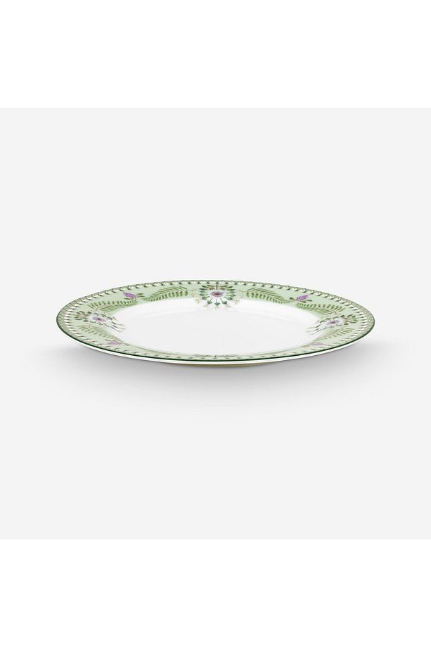 Lily & Lotus Yeşil Porselen Kahvaltı Tabağı 23 Cm - 3