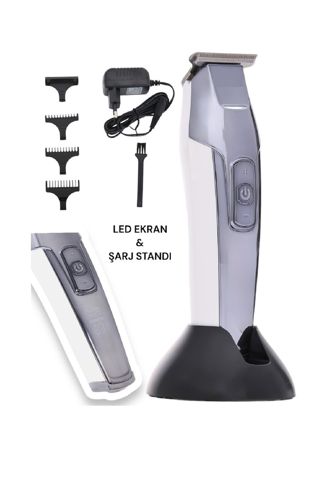 Tıraş Makinesi Dijital Sakal Ense Tüm Vücut 2 YIL GARANTİLİ Tr-758 - 3