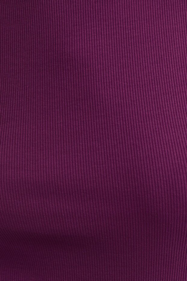 مضلع الرسن الرقبة محبوك القميص - 4