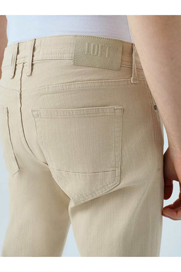 Рікардо Беж Чоловічі штани LF2039483 - 6