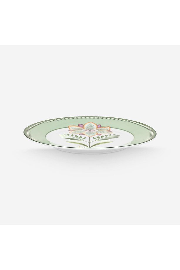 Lily & Lotus Yeşil Porselen Kahvaltı Tabağı 21 Cm - 3