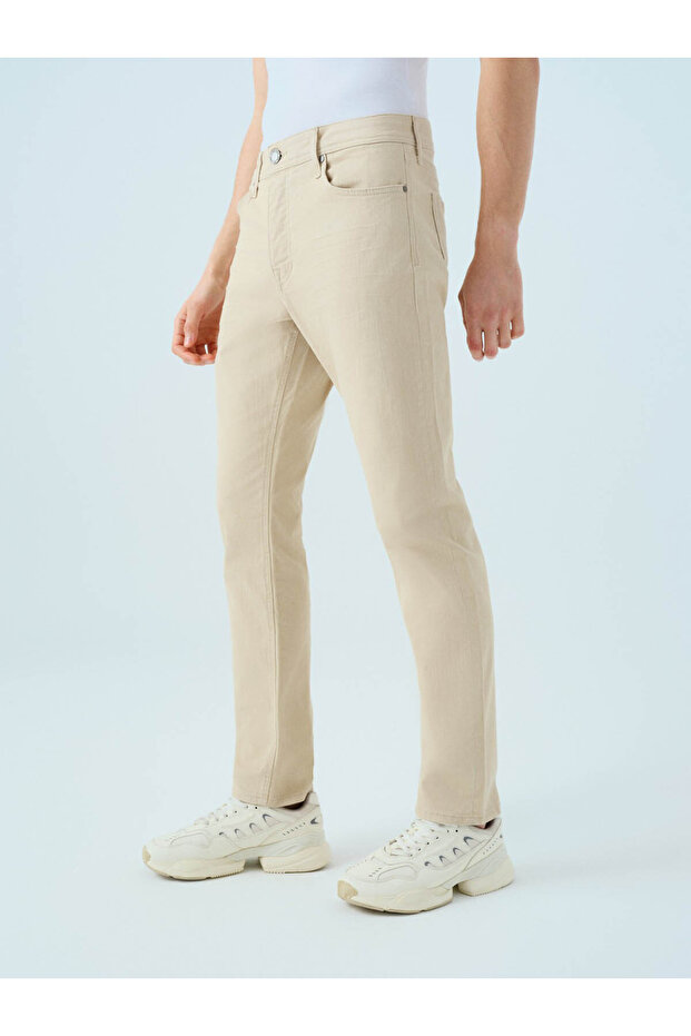 Рікардо Беж Чоловічі штани LF2039483 - 4