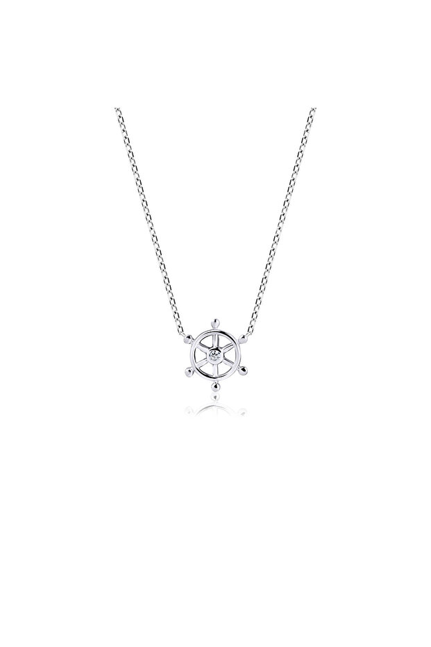 Gümüş Dümen Kolye 114508 - 3