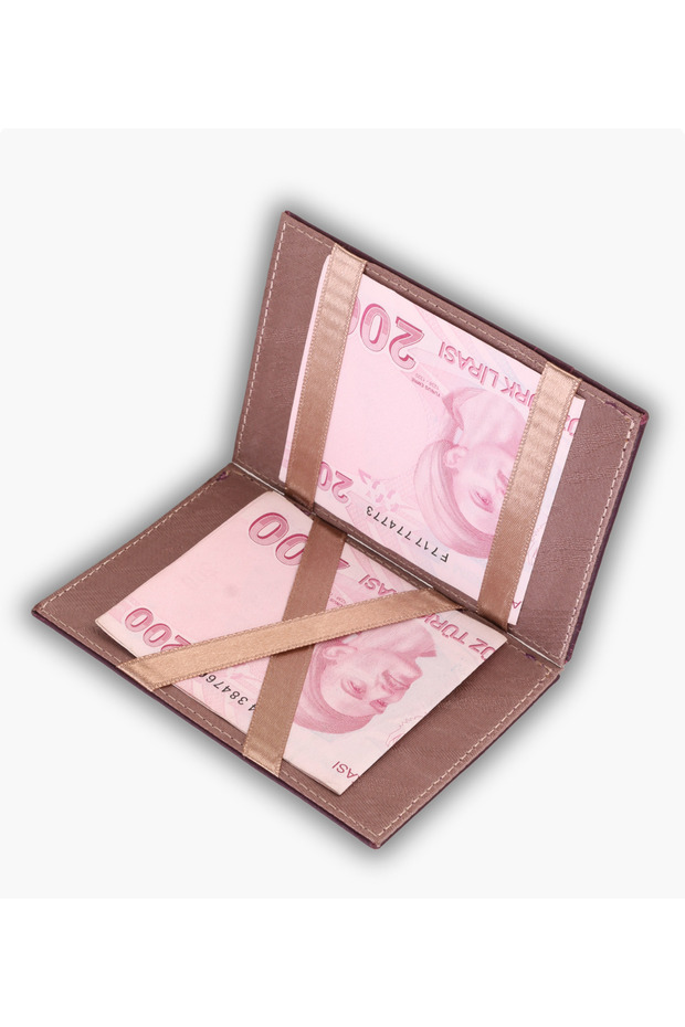 Genuine Leather Men's and Women's Wallet, Card Holder, Magic Wallet, Small Lightweight