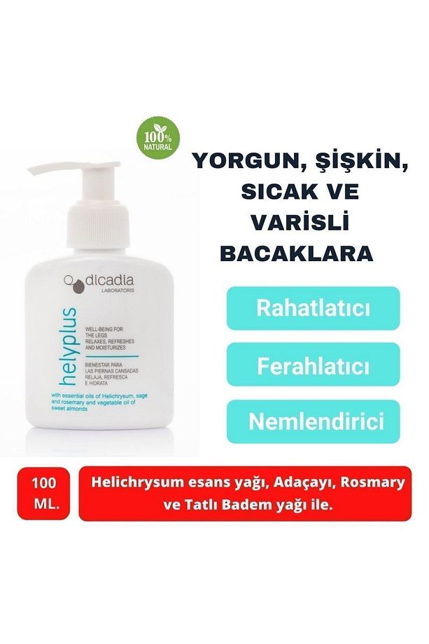 , Helyplus, Yorgun Şişkin Ve Varisli Bacak Kremi / 100 ml - 1