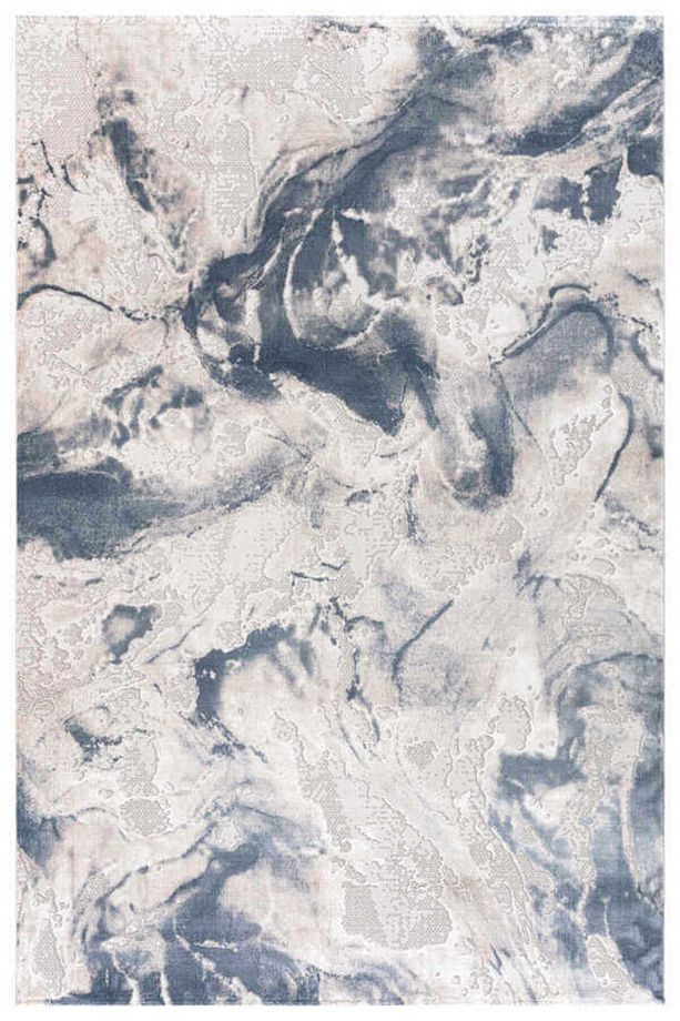 Lima Mavi Halı Yumuşak Oturma Odası Salon Çocuk Odası Mutfak Halısı P1192 - 3