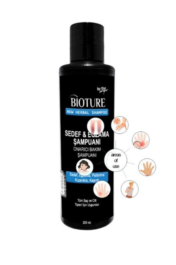 Bioture Egzema& Döküntülerini Hızlı Onaran Saç Bakım Şampuanı 200 ml x 1 ad - 2