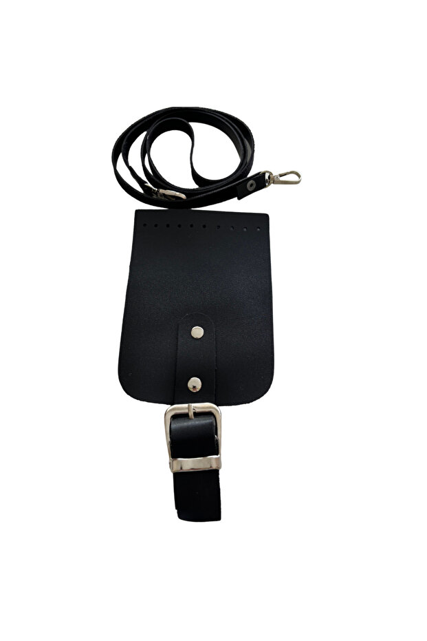 Bag Wallet Phone Holder Making Set Bag Cover and Bag Handle Black