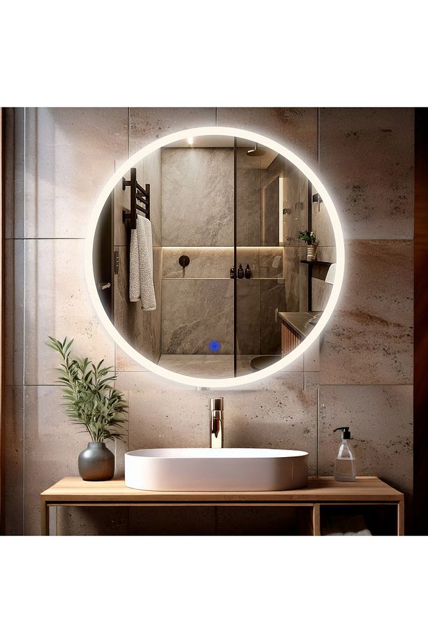 Orbit Led'li Kumlamalı Lavabo & Banyo Aynası (Dokunmatik Sensörlü) - 4
