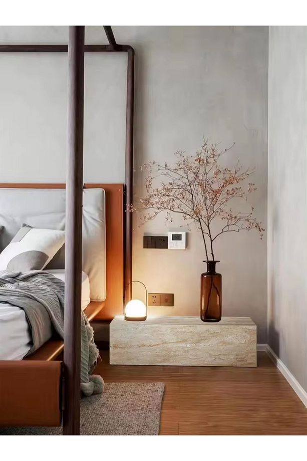 Radiance Modern Lüks Traverten Kaide Sehpa - 7