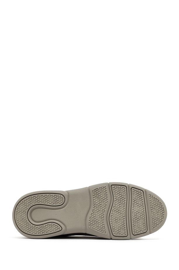 Erkek Bej Nubuk Deri Comfort Loafer 25SFD7651V3 - 4