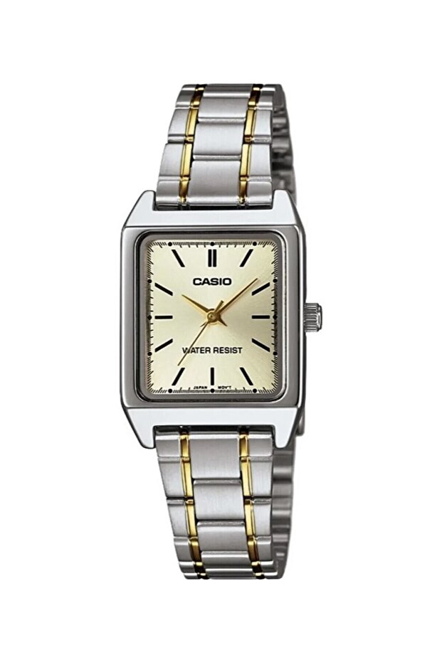 Yellow Metallic Color Women's Wristwatch with 24 Months Warranty