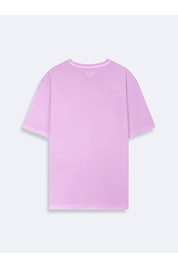 Loose Mor T-shırt - 2