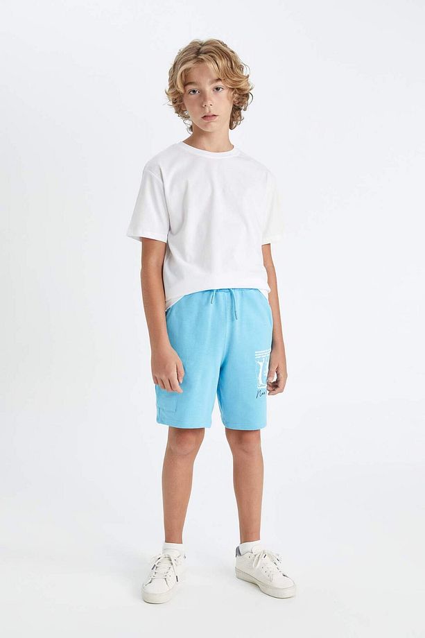 Erkek Çocuk Regular Fit Sweatshirt Kumaşı Şort D4018A824HS - 2