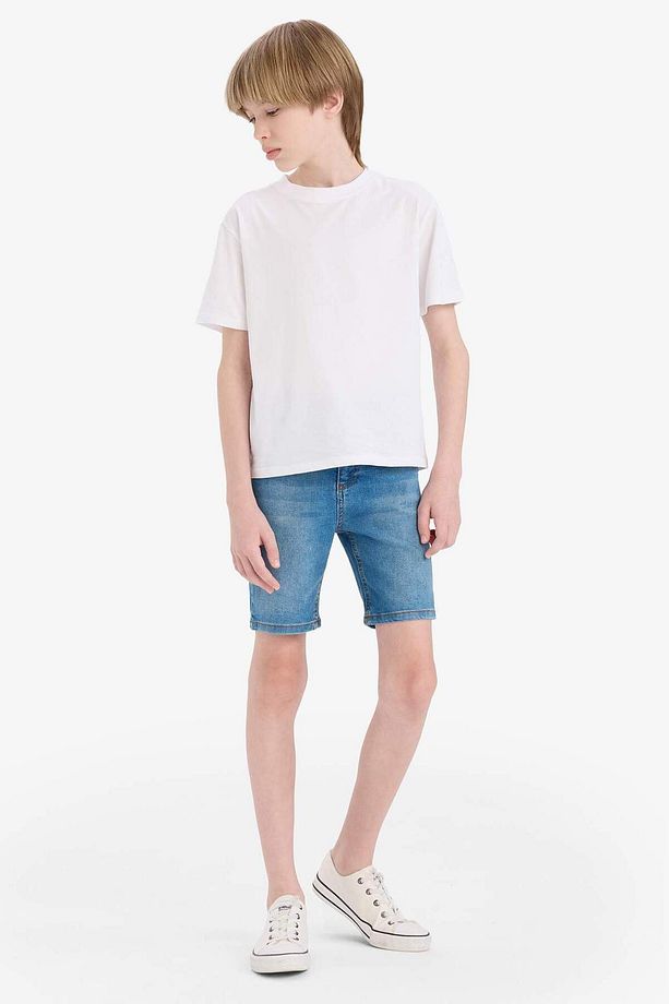 Erkek Çocuk Jean Şort D7899A825SM - 4