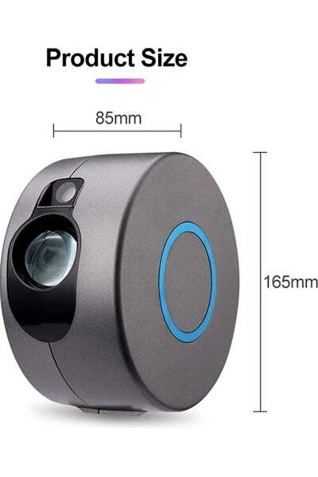 ضوء ليلي LED مع جهاز تحكم عن بعد متعدد الألوان - 5