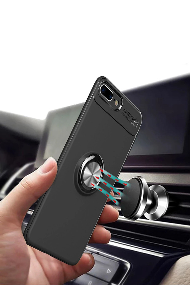 iPhone 7 Plus Case Range Ring Silicone - Red Sptgl - 6